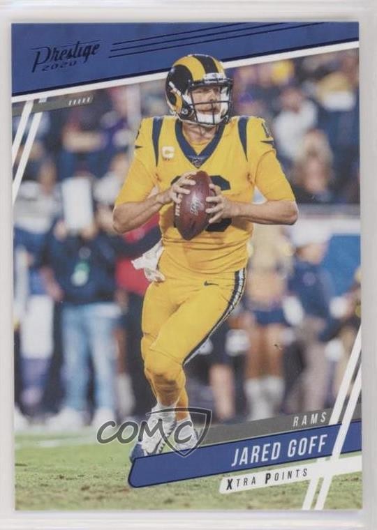 2020 Panini Prestige Xtra Points Blue Jared Goff #147 03y3