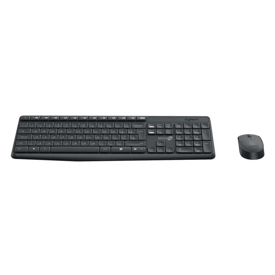 Logitech MK235 Kit Mouse And Keyboard Layout English US International Qwerty - Image 2 of 4