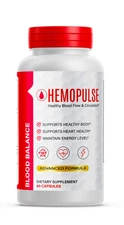 HemoPulse, Hemo Pulse Blood Balance Advanced Blood Health Support (60ct)