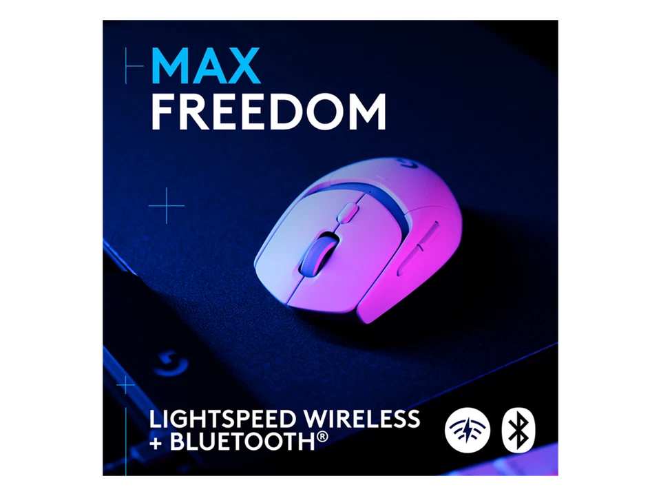 Logitech G309 LIGHTSPEED Wireless Gaming Mouse, Lightweight, LIGHTFORCE Hybrid - Image 3 of 4