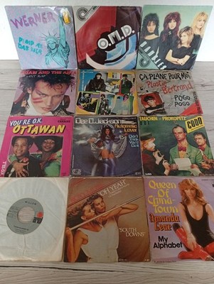 12x Schallplatten 7'' Vinyl - Bangles, O.M.D ...