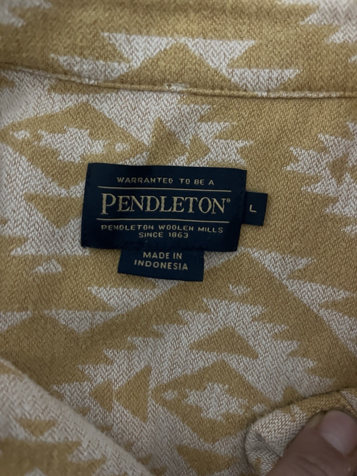 Pendelton Aztec Button Large Size Button Up Dress… - image 2