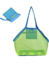 Large Mesh Beach Bag 2 Pieces Beach Tote Bag