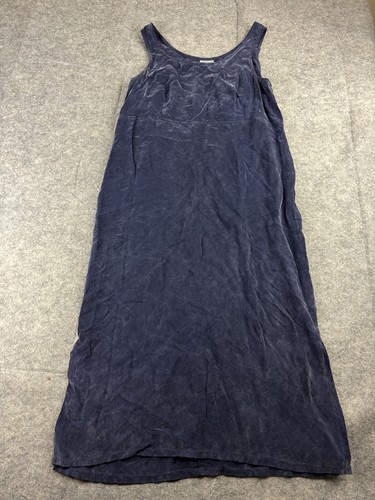 VTG Rabbit Designs Dress Woman 10P Blue Tank Maxi Fairy Renaissance USA Y2K 90s