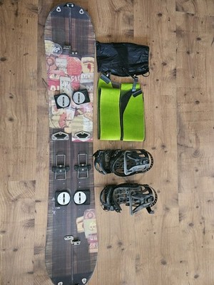 158cm K2 Backcountry Panoramic Splitboard K2 skins Spark R&D Blaze Bindings