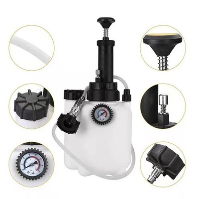 3L Car Brake Oil Manual Replacement Tool Double Scale Vacuum Pressure Pump V2