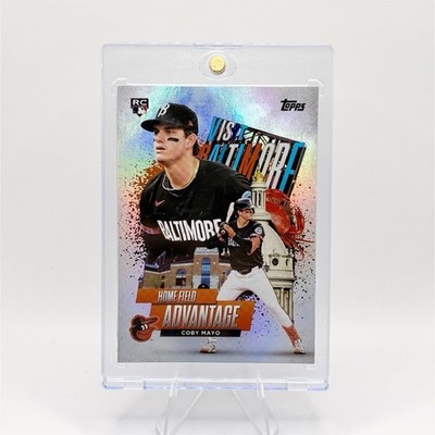 Topps 2025 Series 1 Coby Mayo #HA-14 Home Field Advantage RC Insert Orioles