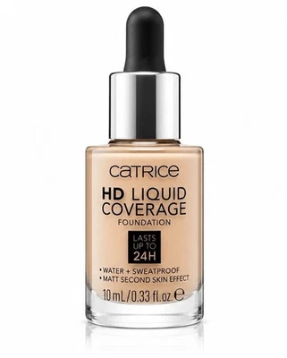 Catrice HD LIQUID COVERAGE FOUNDATION MINI Reisegröße 020-rose beige 10 ml - Bild 1 von 4