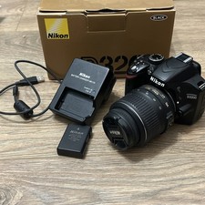 Nikon D D3200 24.2MP Digital SLR Camera AF-S 18-55mm Lens - Black DSLR