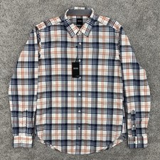 Hugo Boss Shirt Men  s M Plaid NWT Slim Fit Long Sleeve Button Up Preppy