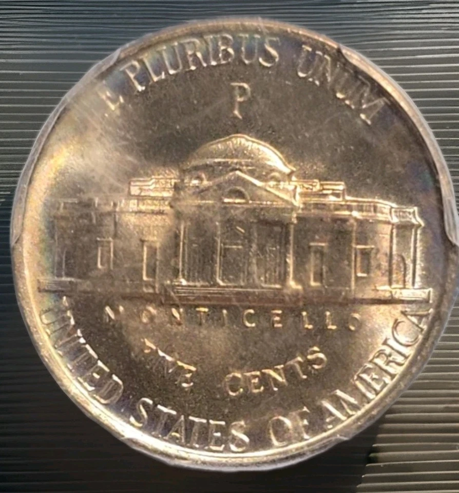 1944-P Jefferson Nickel · Silver War Nickel · PCGS MS66 · Gem BU · Certified - Image 4 of 4