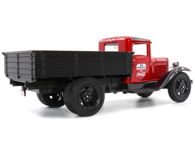 1931 Ford Model AA Pickup Truck Diecast 1/24 Red Black Coca-Cola Motor City C...