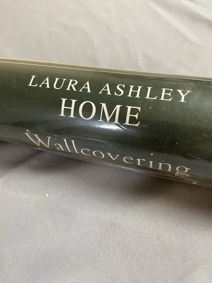 VINTAGE Laura Ashley Vinyl Wallpaper Wallcovering 1996 Sealed Single Roll 11yds - Image 3 of 4