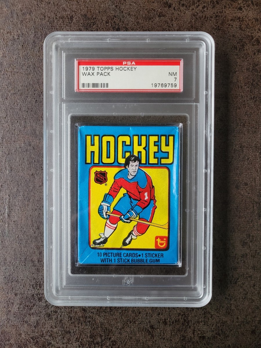 1979-80 Topps HOCKEY Unopened Wax Pack PSA 7 Rare! - Wayne Gretzky