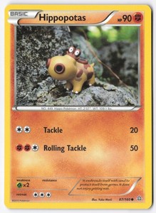 Hippopotas 87/160 XY Primal Clash Common