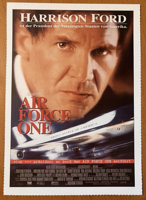 Air Force One - Filmkarte Filmplakatkarte Cinema - Harrison Ford Gary Oldman