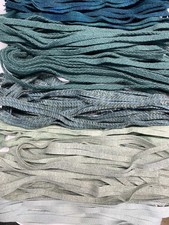 Green Tones- Cut Size #8- 100% Wool Fabric Cut Strips for Rug Hooking