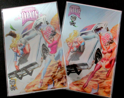 METAL PUBLISHER SET BL1  QUEENS OF DIXIE PASINI COVER DODGE CHARGER DUKES XX34