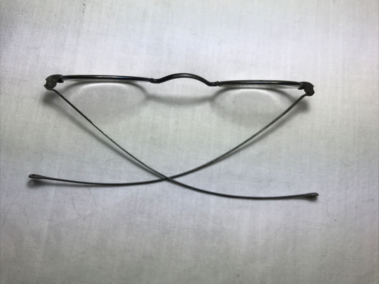 ANTIQUE METAL SPECTACLES oval eyeglasses WIRE RIM… - image 18