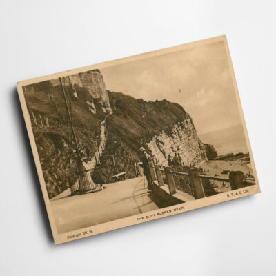 A3 PRINT - Vintage Devon - The Cliff Slopes, Beer | eBay UK