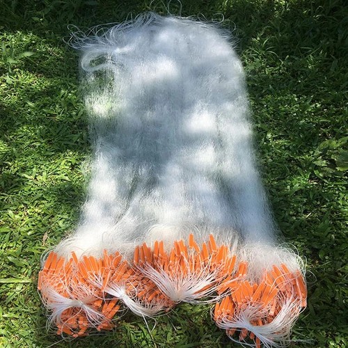 A Pack of Three-layer Fishing Net with Pontoons River Fish Trap Sinking Net - Picture 8 of 20
