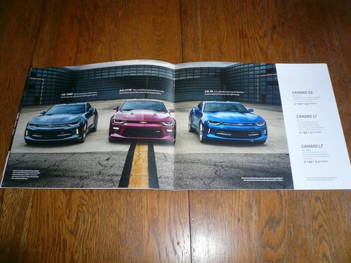 Folleto de ventas de Camaro 2016 - original de fábrica - Imagen 5 de 8