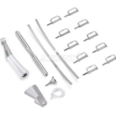 Tealth Ipr Reciprocating Interproximal Enamel Reduction Stripping Contra Angle Set with 10pcs Double Sided Strips 