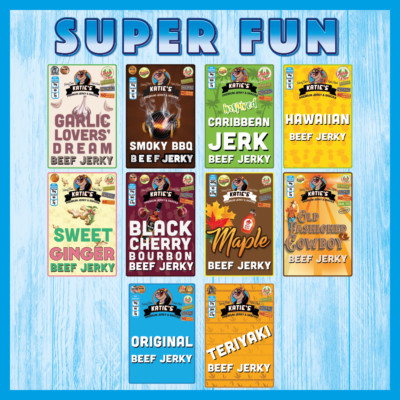 Katie's Beef Jerky - Fun Flavors - Mild and Spicy
