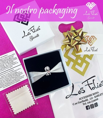 Charm Cane Fedele in argento 925 - Les Folies (Modello Pandora) - Foto 5 di 8
