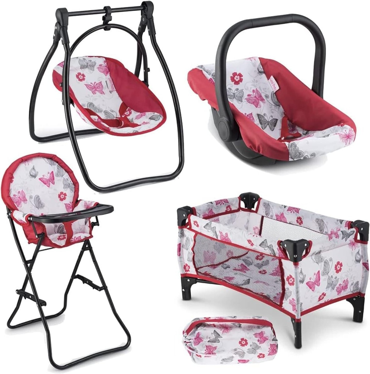 Doll Stroller Baby Doll Crib High Chair Set Litti Pritti Baby Doll
