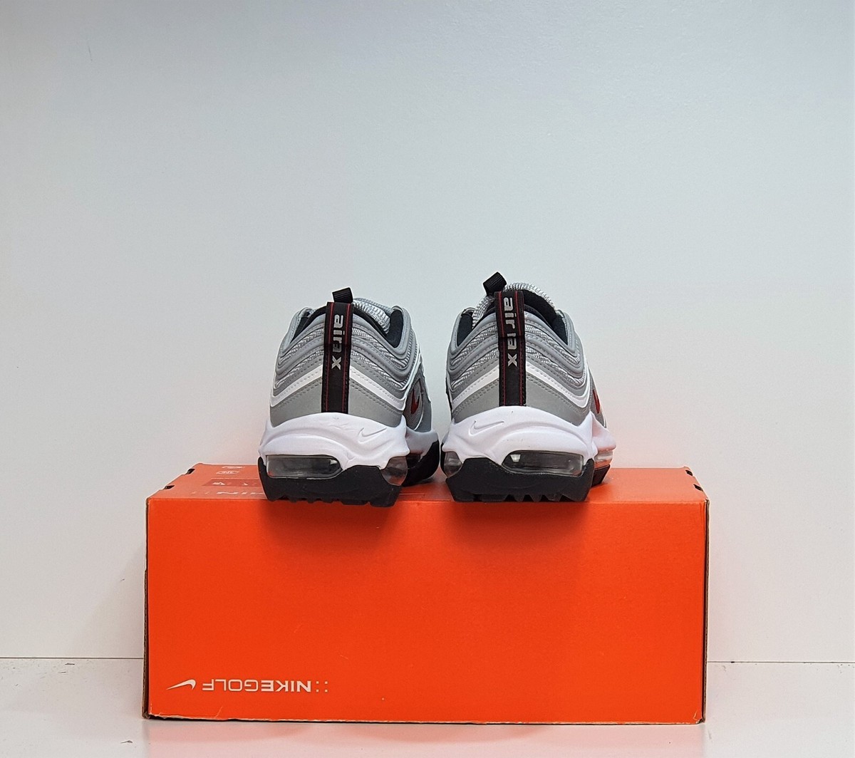 ナイキゴルフCI7538 AIRMAX 97 シルバー Bullet 27.5 Amazon.com | Nike Air Max 97 Golf Silver Bullet (Large, Numeric_13