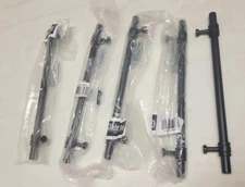 Lot of 5 T-Bar Black Cabinet Handles Kitchen Drawer Hardware 1-MISSING HARDWARE