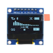 Blue 0.96" I2C SPI Serial 128X64 OLED LCD Display for Arduino 51 STM32-