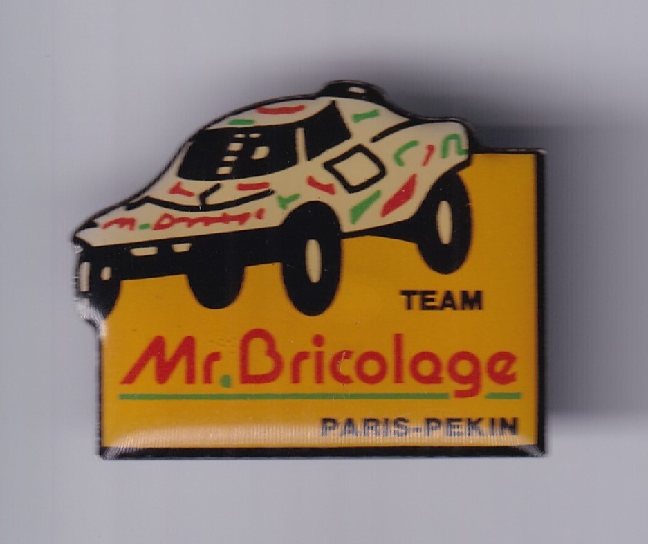 pins automobile rallye total paris dakar 1991
