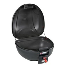 BAULE BAULETTO PER MOTO POSTERIORE SCOOTER VALIGIA NERO UNIVERSALE 32LT CASCO 