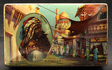 Alte Blechdose Zigaretten 50 Sulima Espirit Gold - Cigarettes Tin Boite