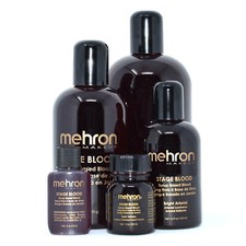 Mehron Stage Blood Professional Quality Bright Arterial  Dk Venous Asso Sizes