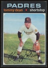1971 Topps Tommy Dean #364 San Diego Padres Baseball Card MLB NM Near Mint