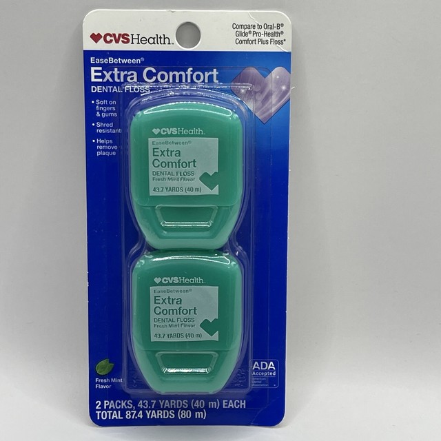 CVS Health Extra Comfort Dental Floss ( 43.7 yards ) Fresh Mint dental