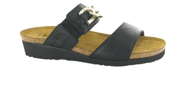Elegante sandalia de cuero negro suave Naot Victoria para mujer tallas 35-42/¡NUEVA!!!