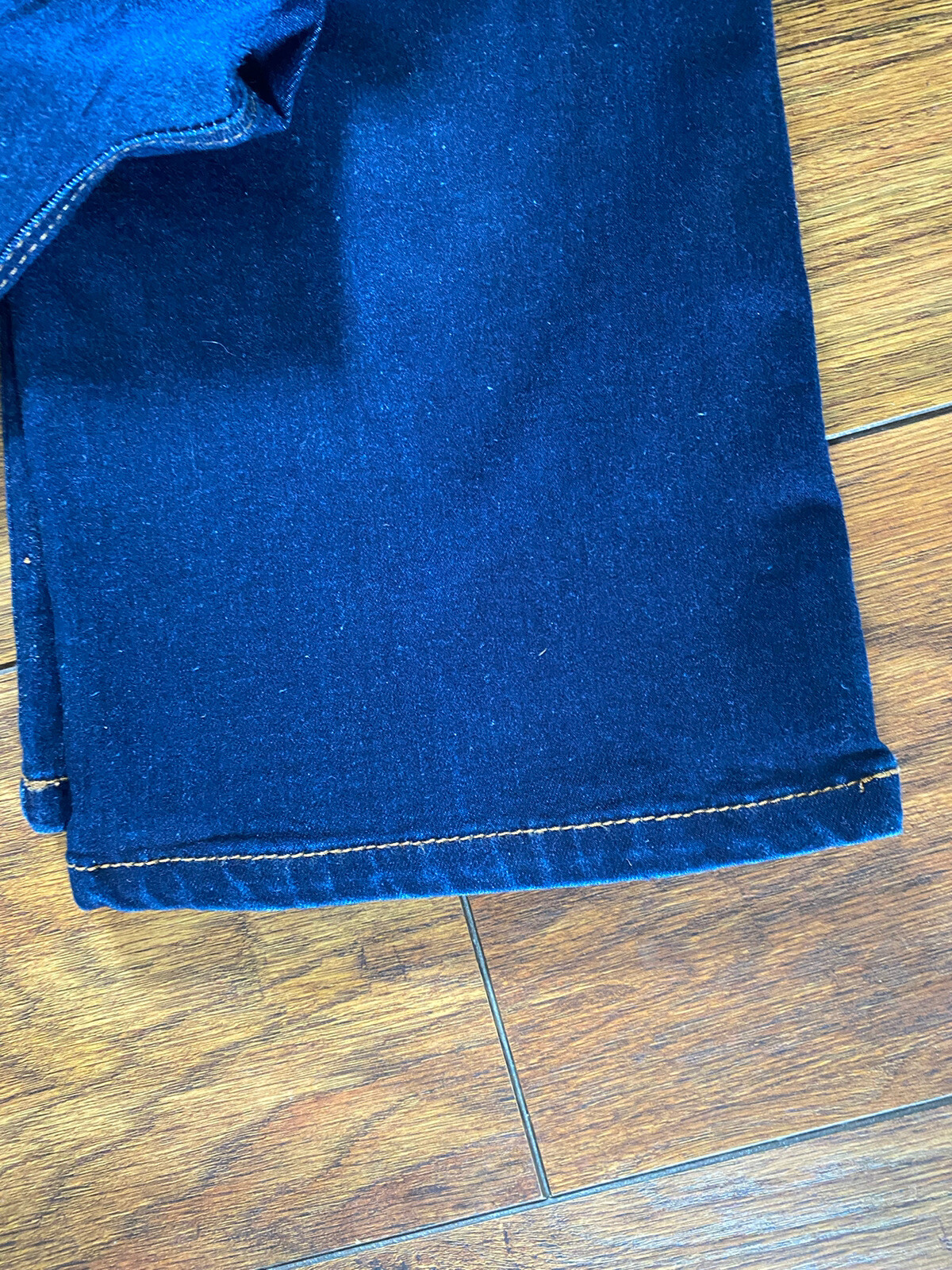 TU Denim Jeans 16 S Bootcut Dark Blue Zip Fasten Gem