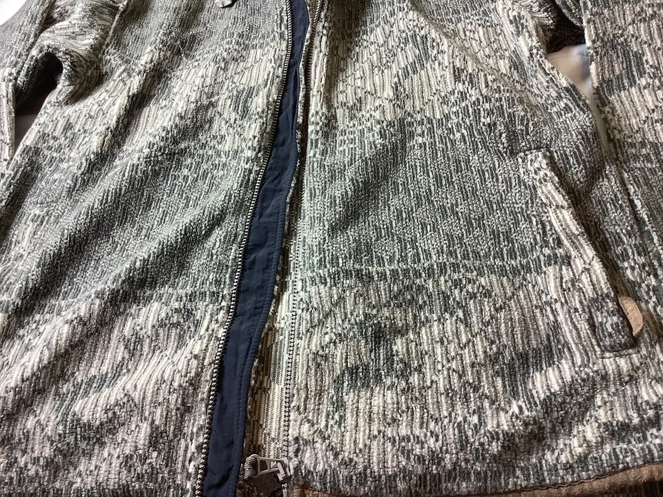 Men’s Vintage 90’s Obermemyer Fleece Zip Up Bomber Jacket Coat Sz Medium LK NU - Image 4 of 4