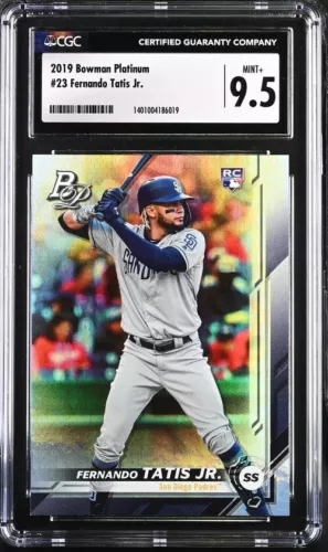 Fernando Tatis Jr. 2019 Bowman Platinum #23 Rookie CGC 9.5 MINT+