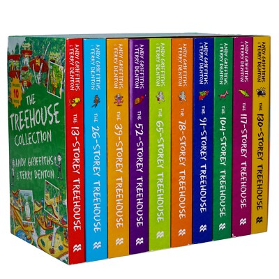 Baumhaus-Serie von Andy Griffiths & Terry Denton 10 Bücher Set - Alter 7-11 - PB