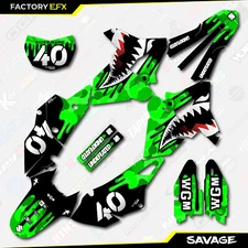 Green Racing Savage Polisport Restyle Graphics Kit fits Suzuki Drz400 Drz400sm