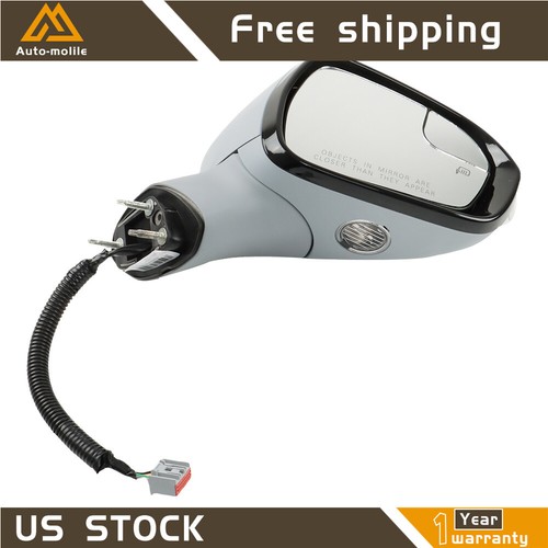 Passenger Side Manual Fold Paintable Heated Mirror For Ford Fusion 2013-2014 - Picture 2 of 9