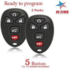 2 For 2010 2011 2012 2013 2014 Buick Enclave Chevrolet Tahoe Remote Car Key Fob