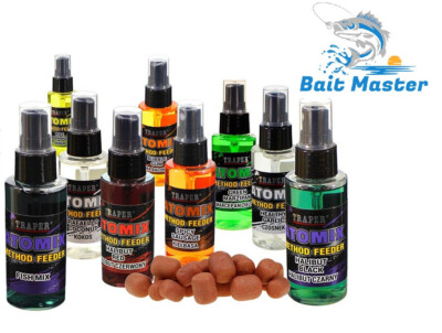 Traper Method Feeder Atomix Spray Angeln Köder 50g Booster Köderspray Futter