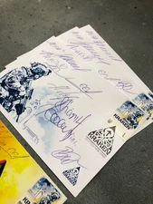 🇺🇦 unit "KRAKEN" New signed FDC+Postcard 2024 limited edition