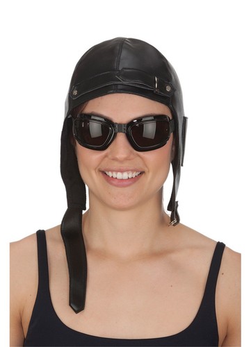 Aviator Pilot Hat Cap and Goggles World 